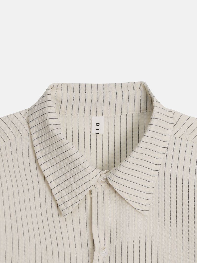 Cipher Cropped Short Sleeve Shirt (2 Colors)