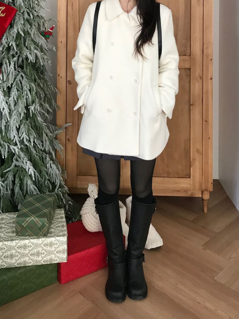 Innerf Wool Half Coat (3 colors)