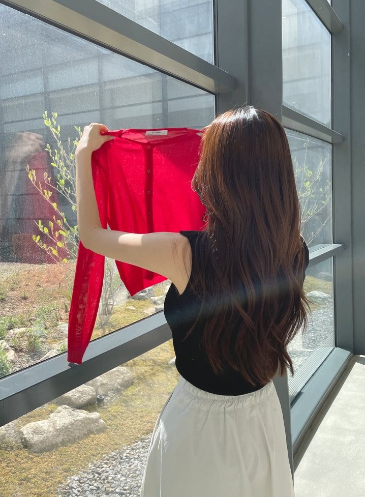 Even Banding Flare Long Skirt