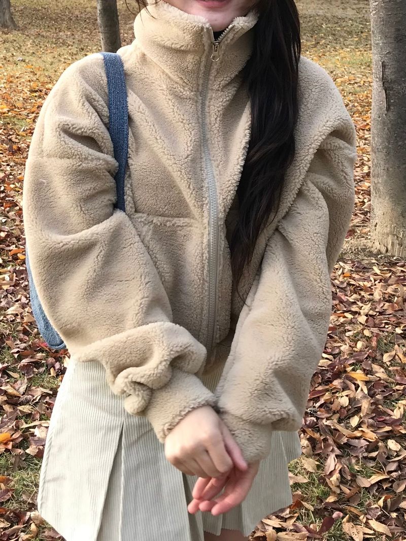 Teddy bear fleece jumper