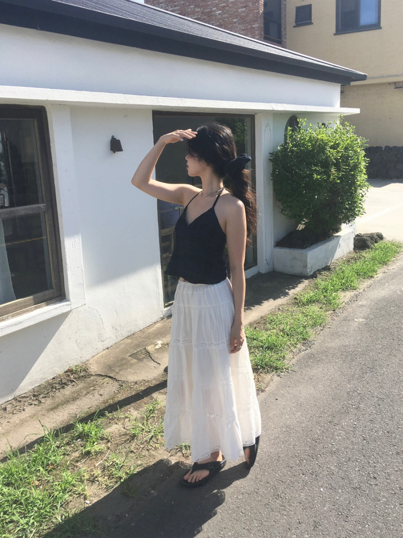 Lace Ruffle Skirt