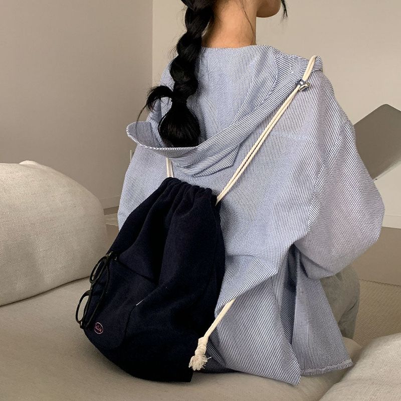 [Bellide made] Chewing String Pocket Terry Backpack & Pouch