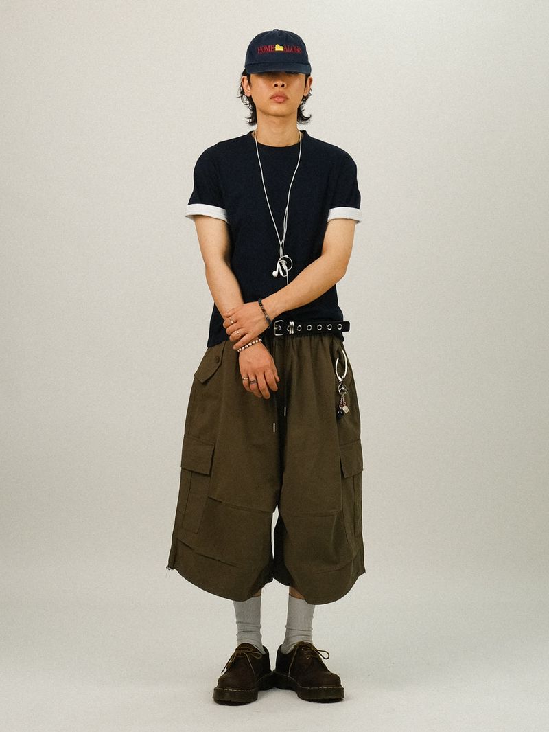HA Roll-up Layered Muscle Fit 1/2 T