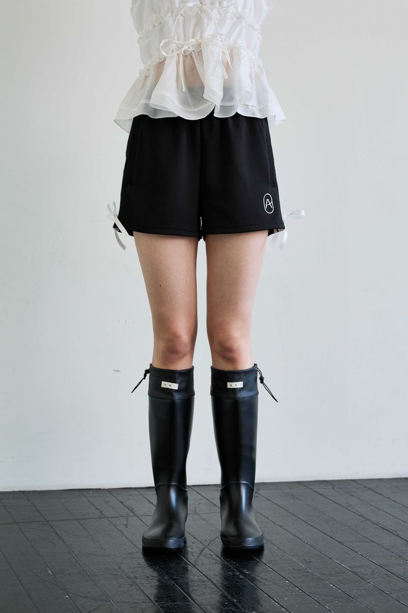 ARIKIM（アリキム）の「RIBBON JERSEY TRACK MICRO SHORTS / BLACK（Pants）」