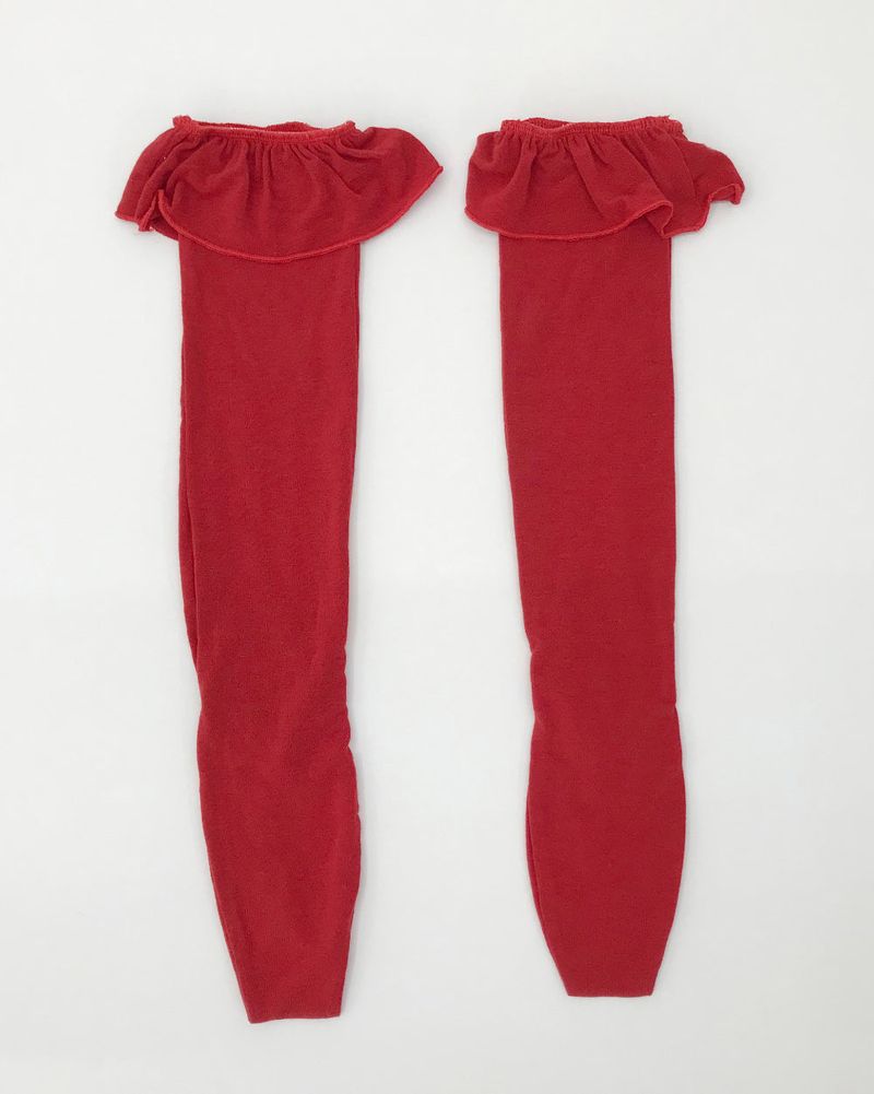 Mogu frill knee socks (9color) 