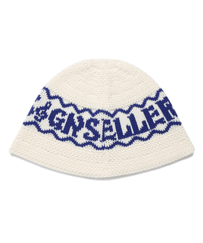 CLEF KNIT BUCKET HAT CREAM(CV2EFUAB30A)