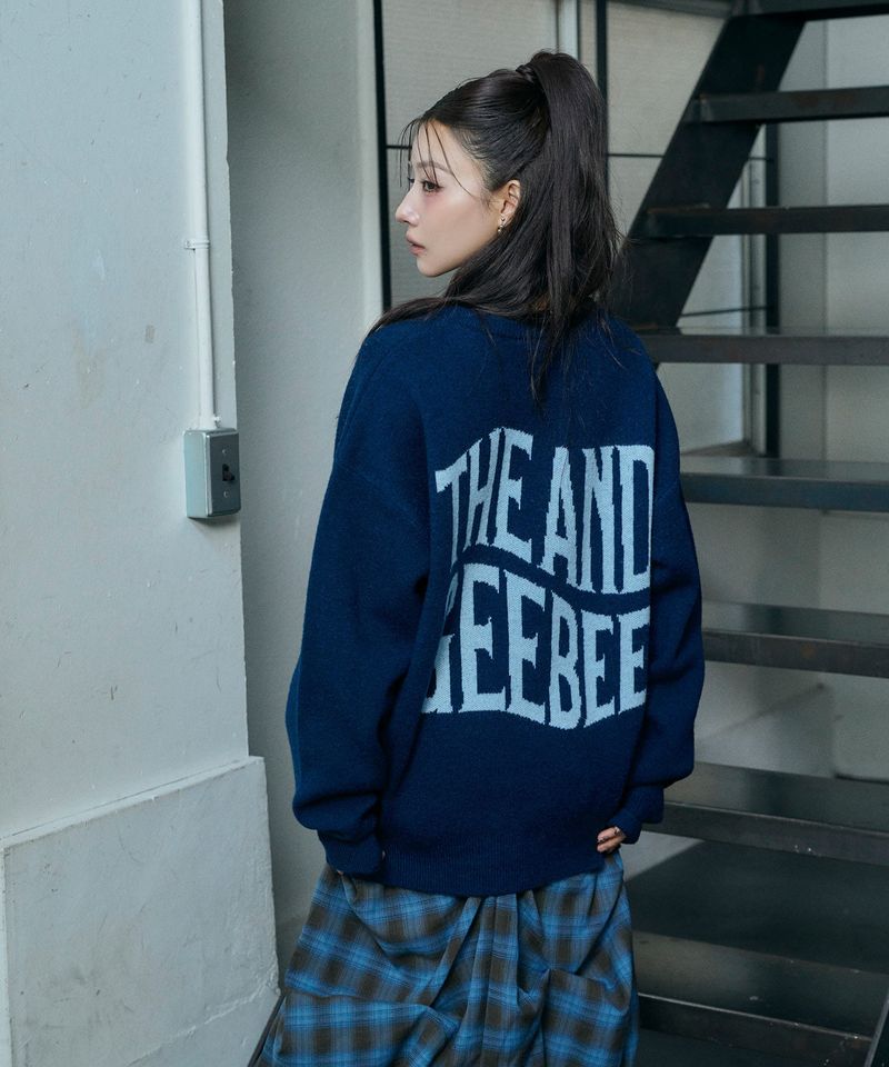 ANDGEEBEE(アンジービー)の「UNISEX ウェーブロゴニット(Tops)」