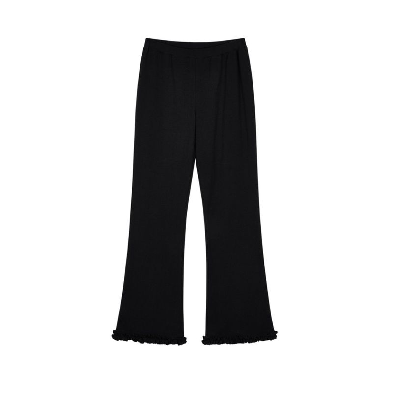 Soft Frill Easy Pants