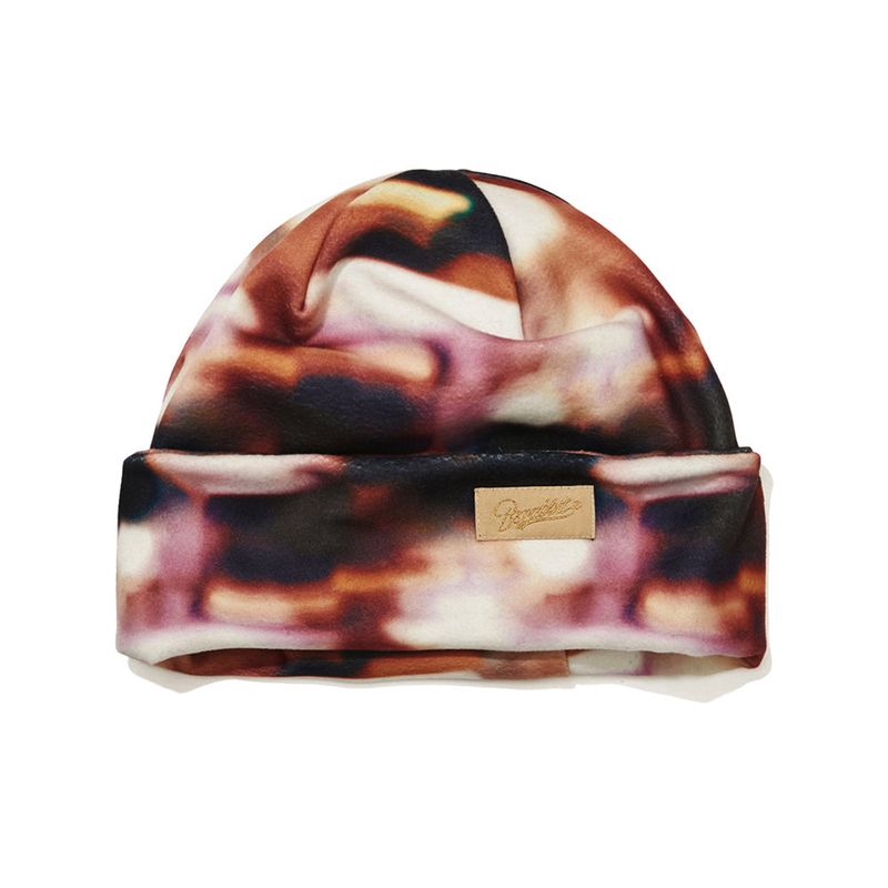 BSR2223FWBN068 MONOGRAM BEANIE TIE DYE