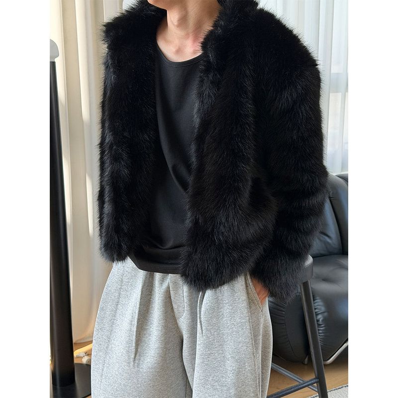 [Unisex] Off fur jacket