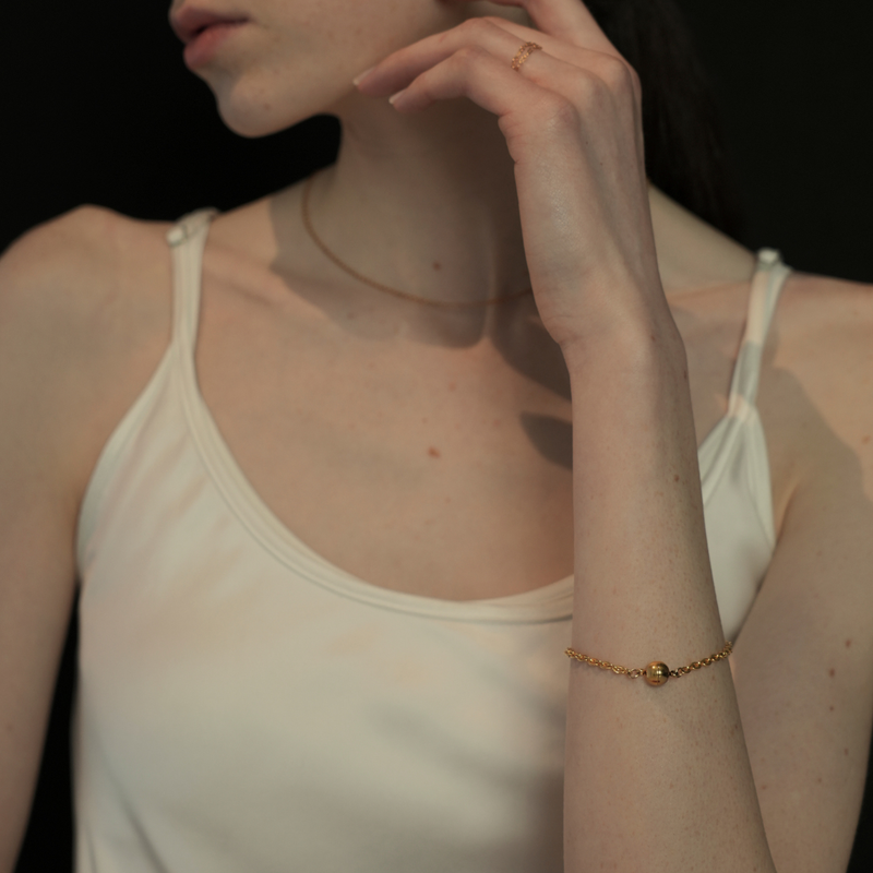 aimant modere chain bracelet