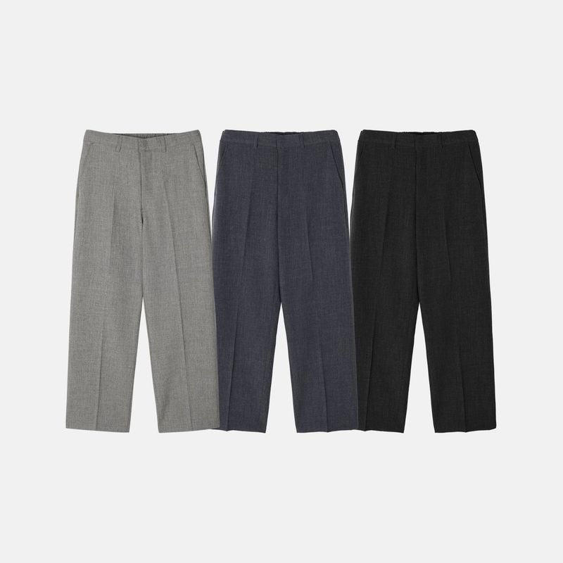 Bokashi Half-Banding Slacks 3COLOR