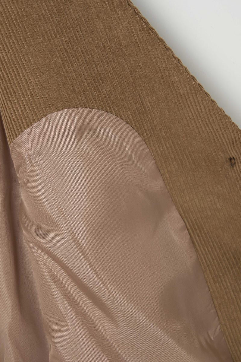 Early corduroy vest_camel