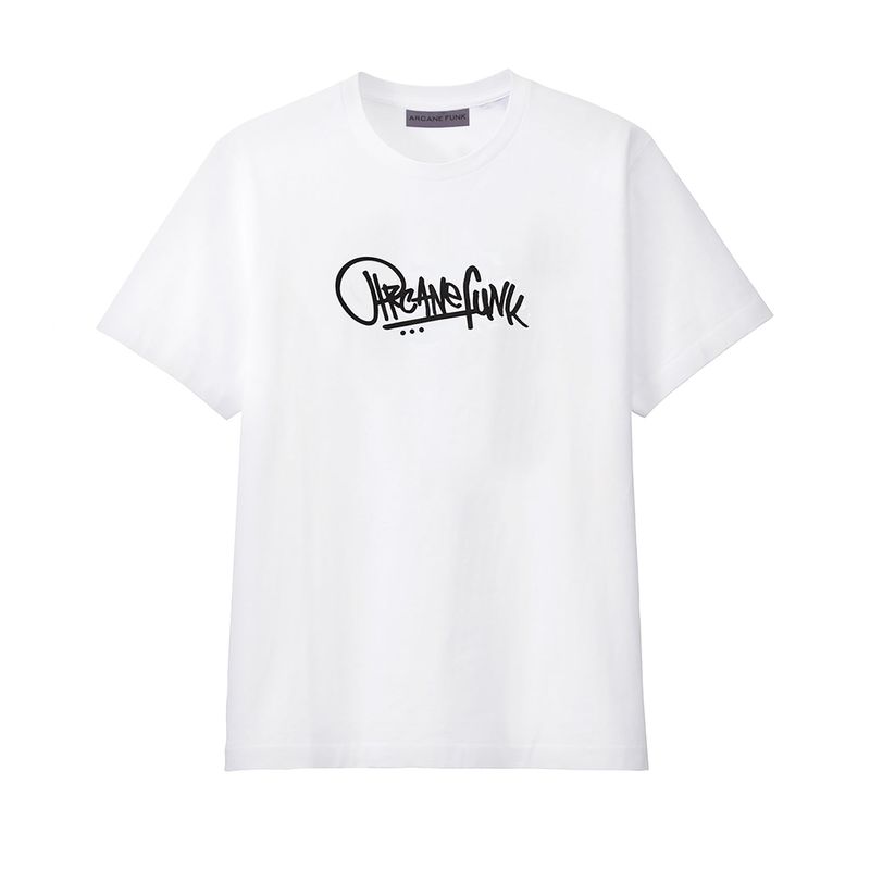 ARCANE FUNK(アーケインファンク)の「BASIC LOGO TEE white(Tops)」
