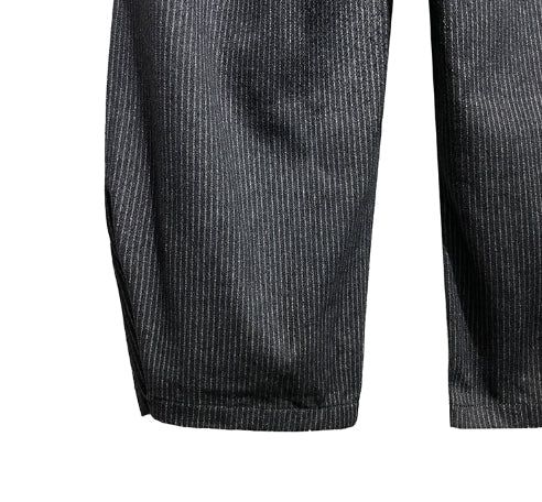 Pay wide pintuck striped denim