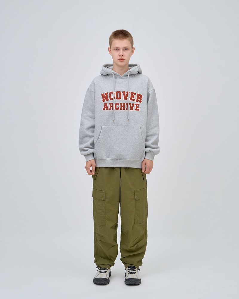 SCRIPT LOGO SWEAT SHIRTS - GRAY