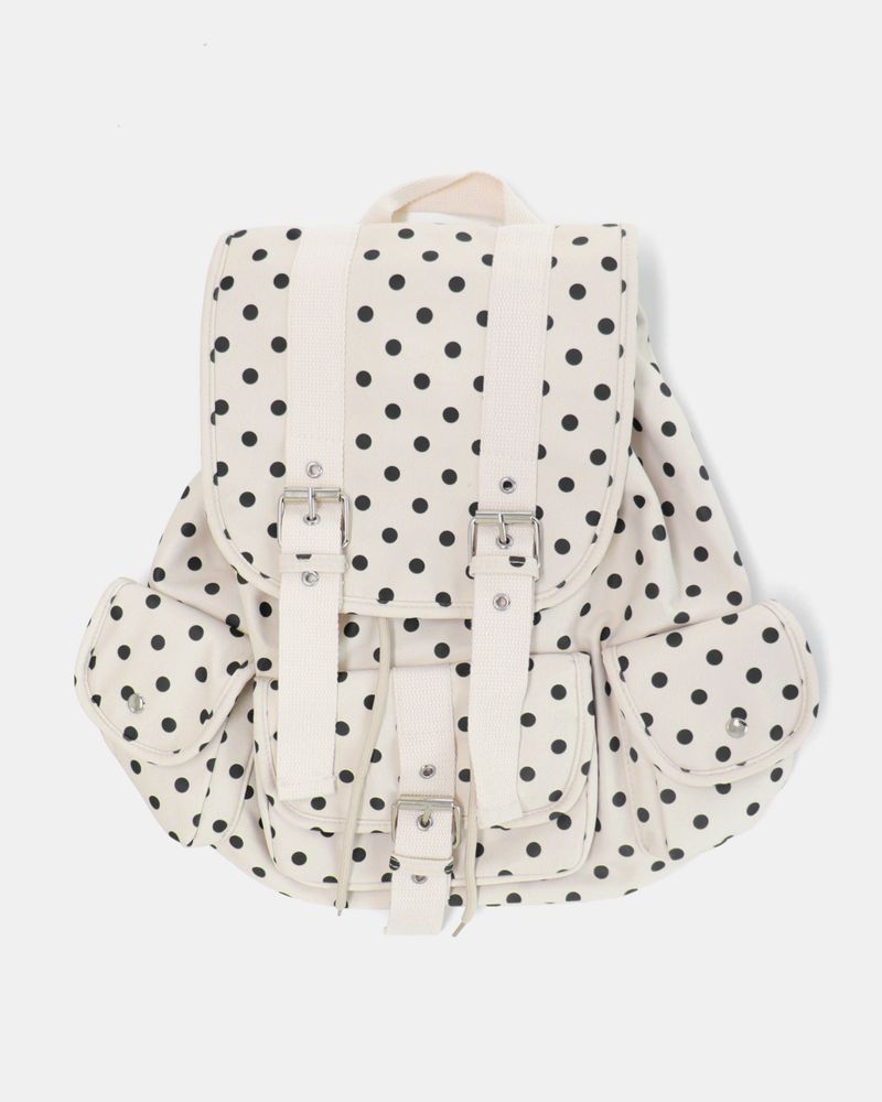 Mookin dot buckle pocket backpack
