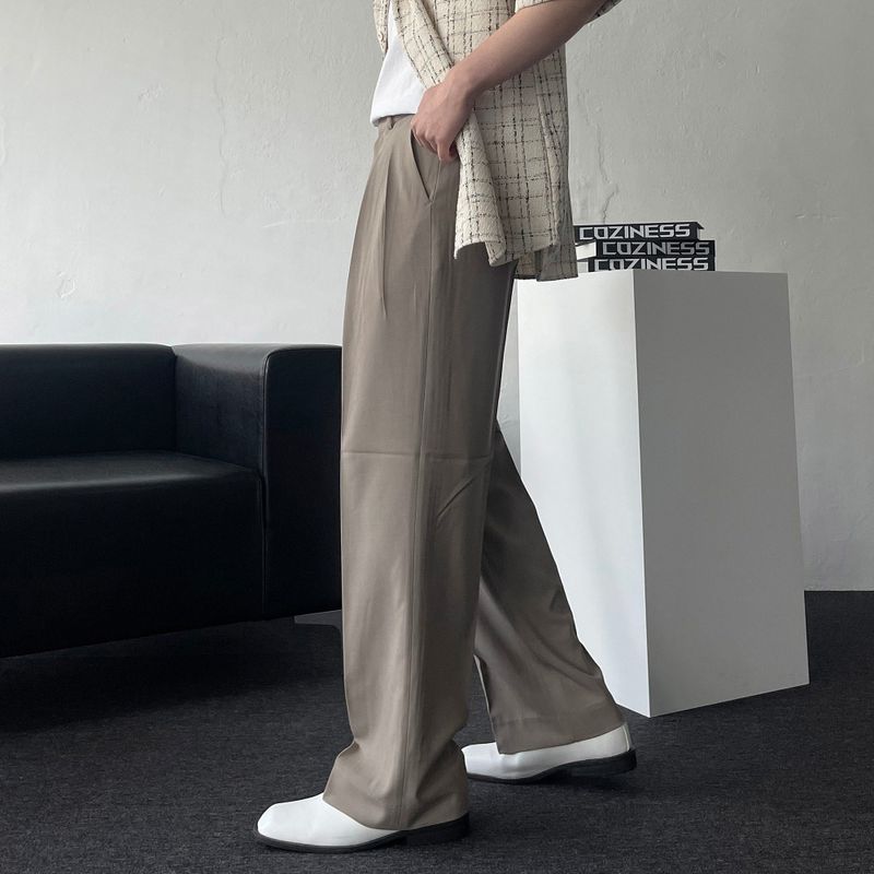 RG reverse two-tuck volume slacks (4 colors)