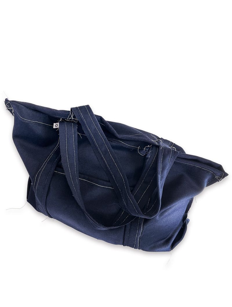 O Logo Drawing Stitch Bag / Navy