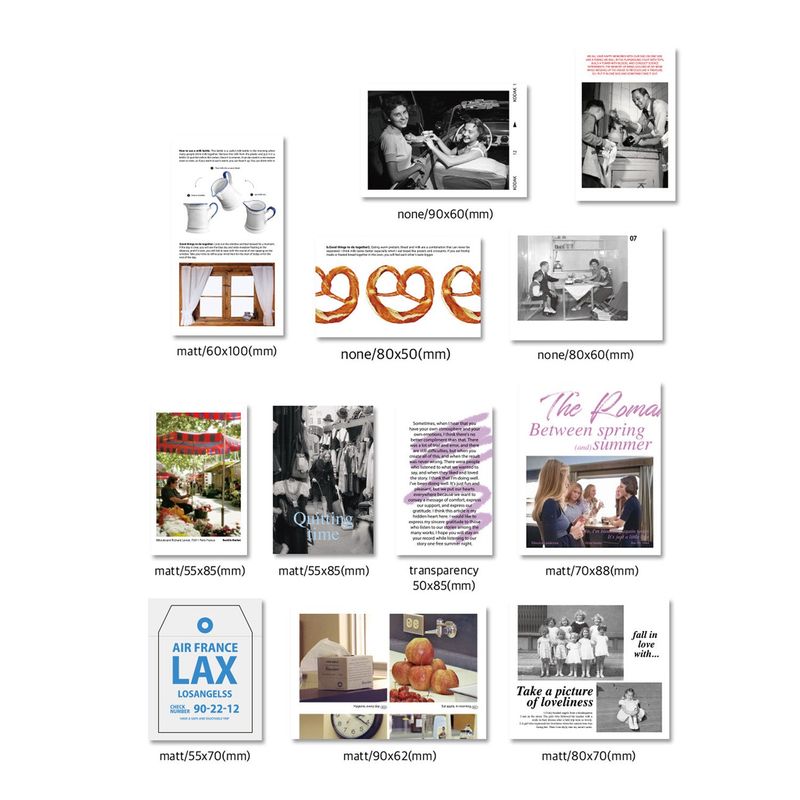 Collect sticker package
