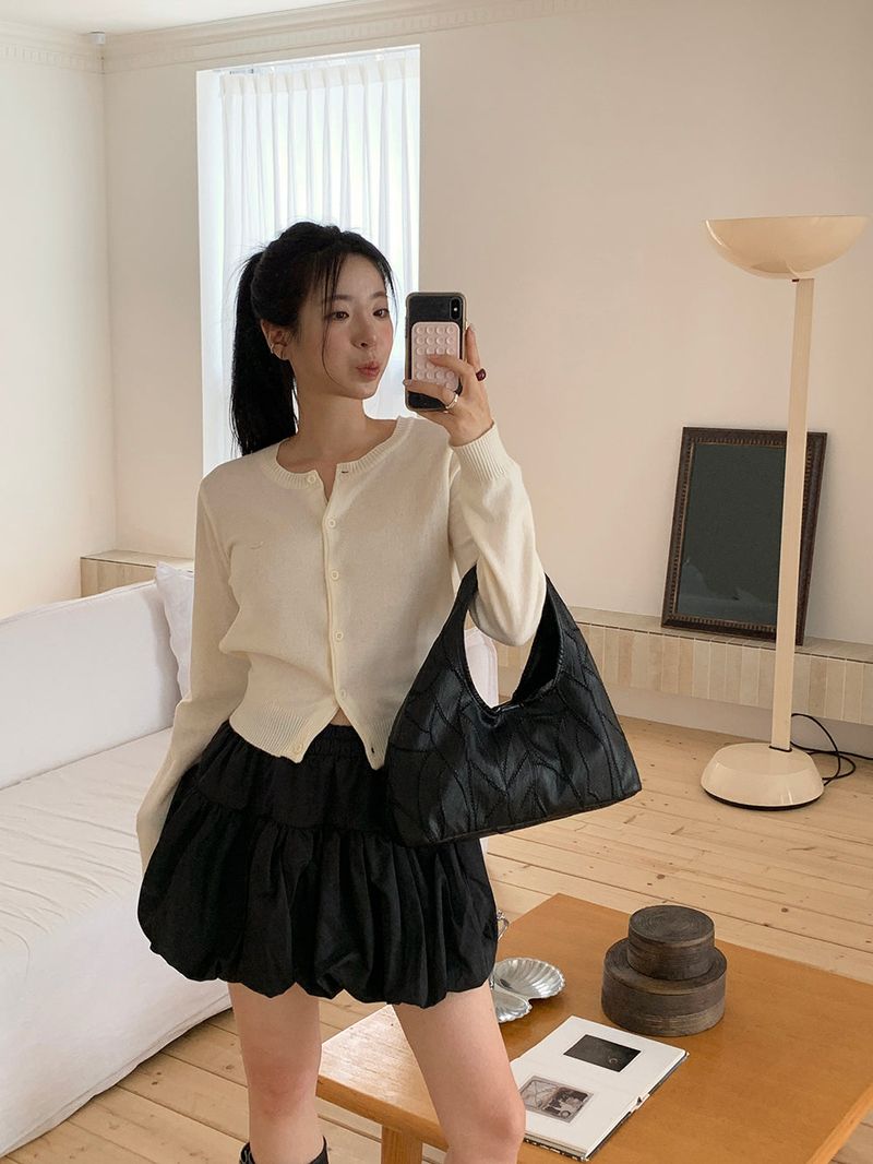 TRENDY APPAREL（トレンディー アパレル）の「[MADE] MIETTE CASHMERE ROUND CARDIGAN（Tops）」