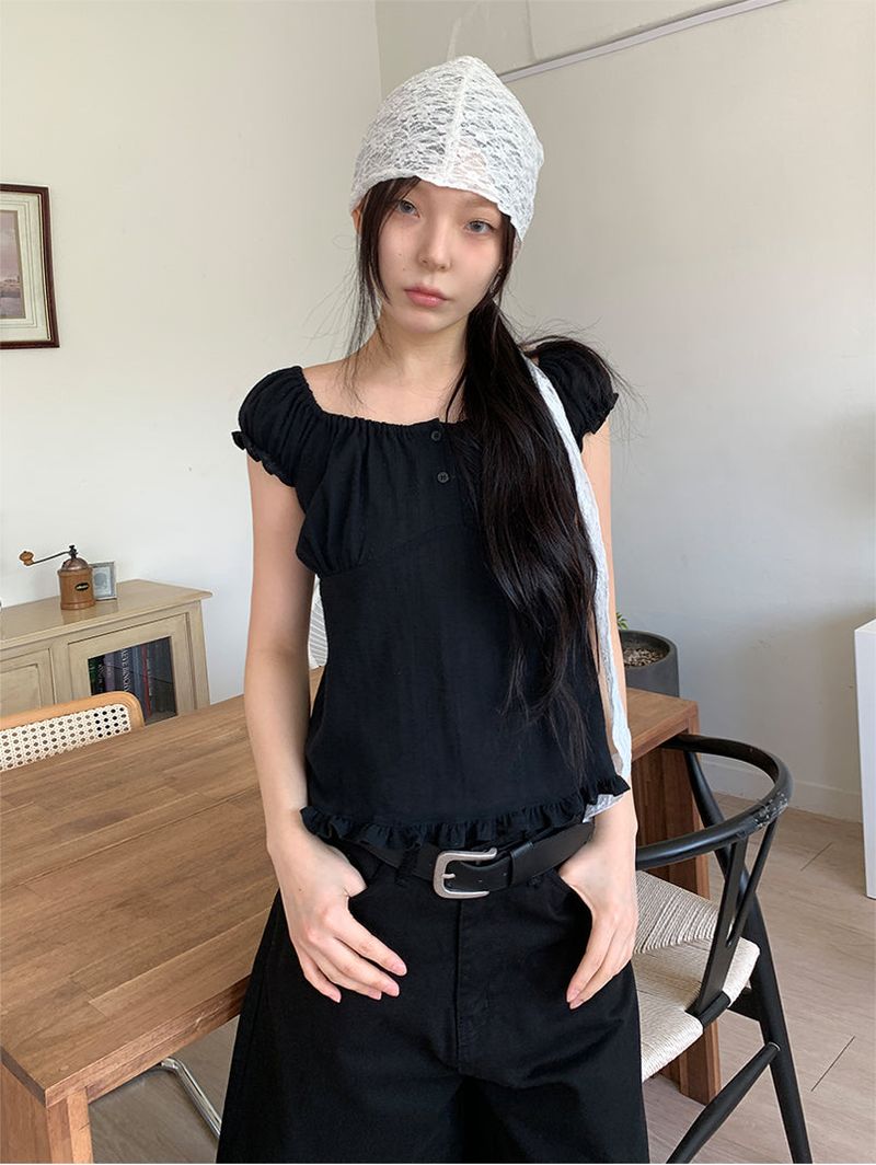 JAZZ THE ORDER(ジャズ ザ オーダー)の「TEXTURE PUFF BLOUSE (3C)(Tops)」