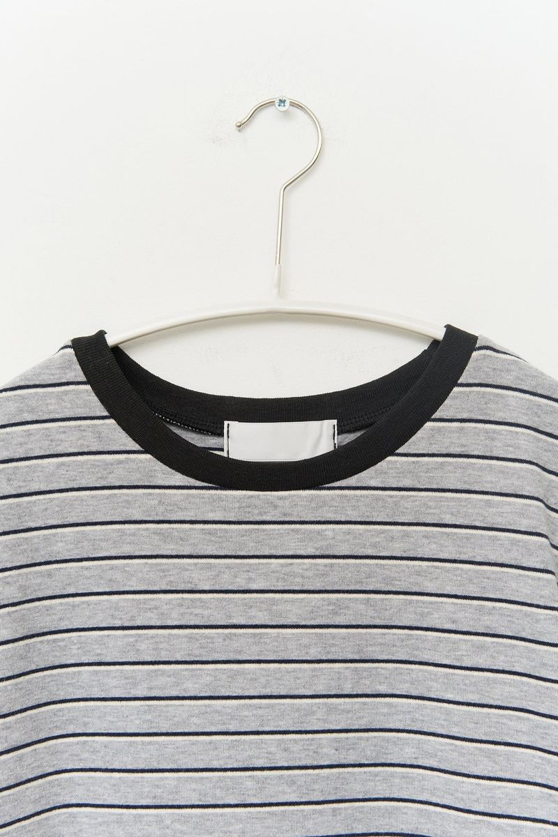(W) Pesto Striped Top