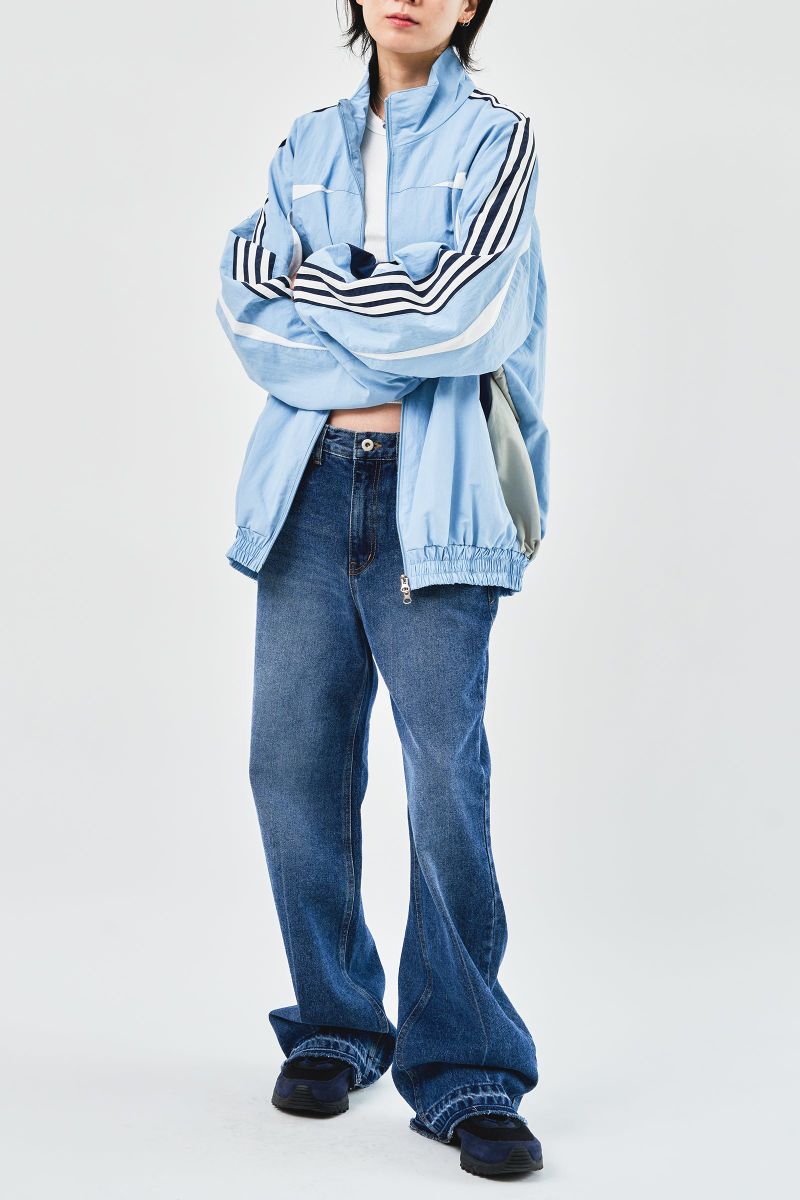 Layer Nylon Track Jacket (3color)
