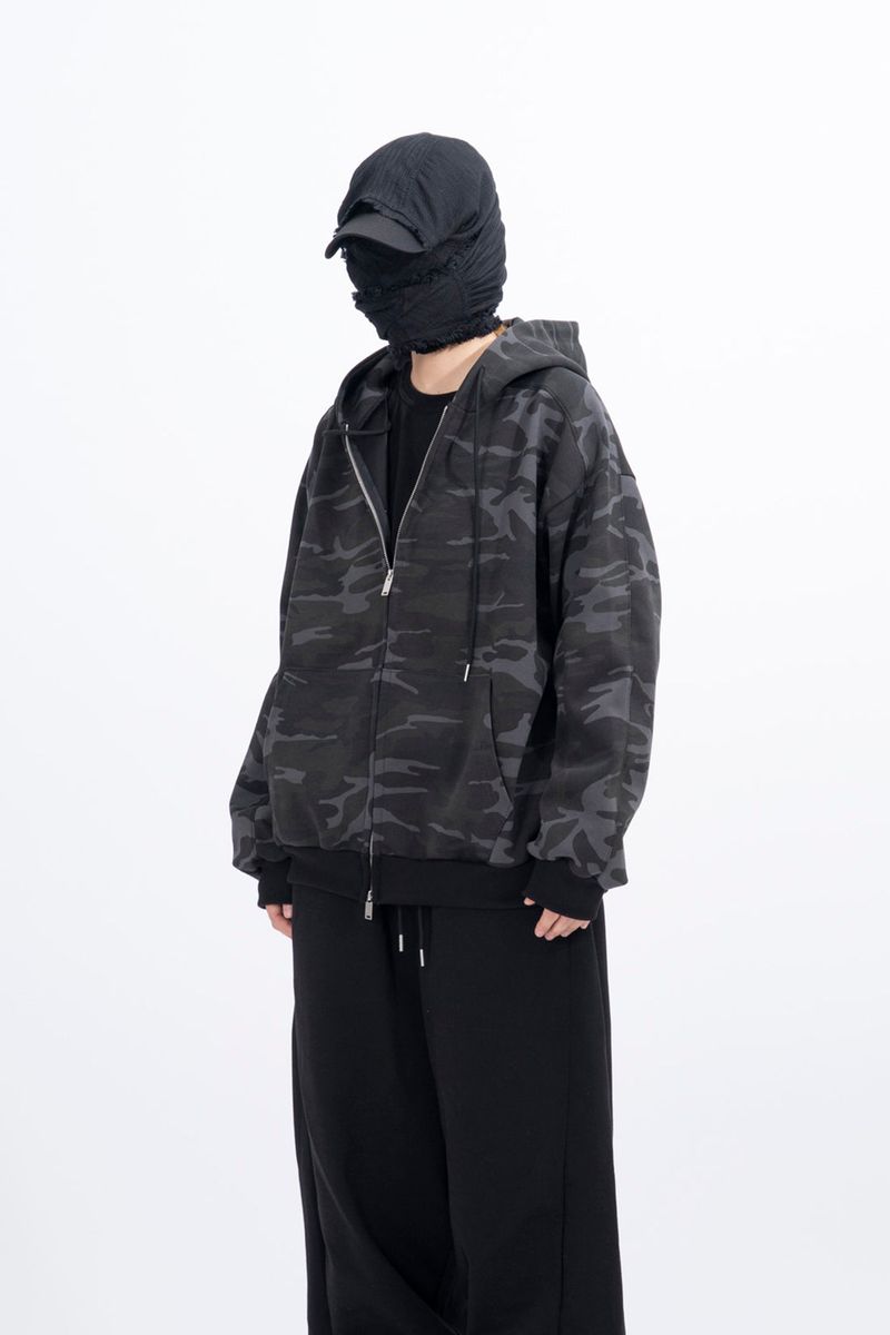 Avid Camo Hood Zip-Up