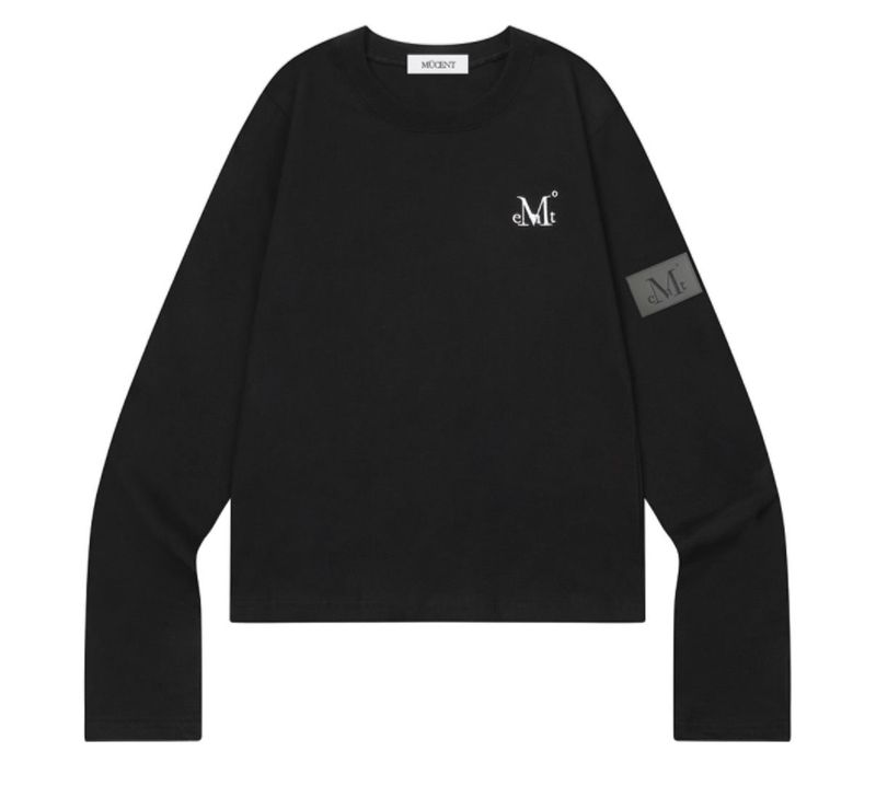 MUCENT（ムセント）の「リアムレザーパッチロングスリーブT(2 COLOR)（トップス）」