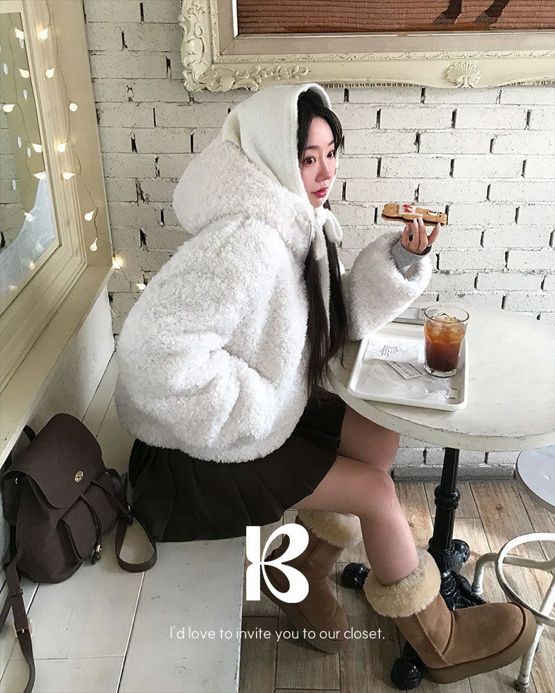[ORIGINAL] Hershey Boa Hooded Jumper
