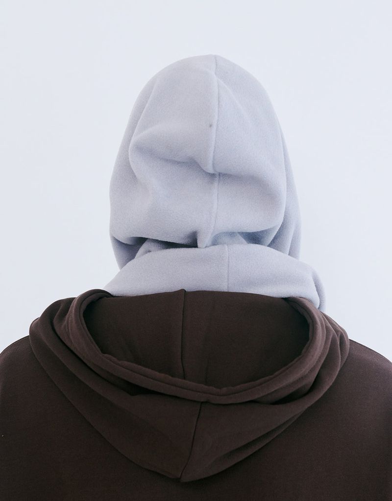 BSR2223FWHW001 BSRBT DOUBLE STRING HOODWARMER GRAY
