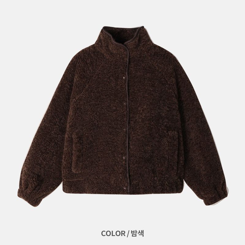Days High Neck Fleece Zip-Up (4c)