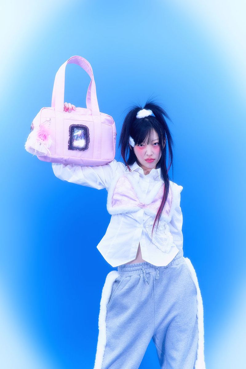 Photocard School Bag (Pink)