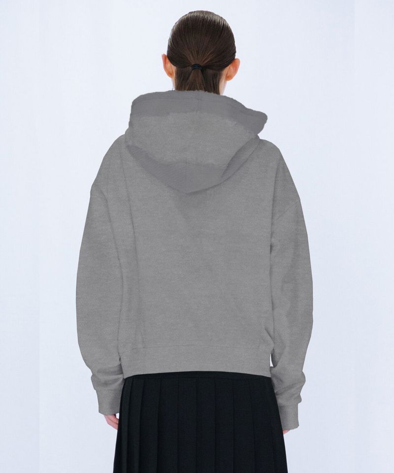 KNIT LAYERED HOODIE