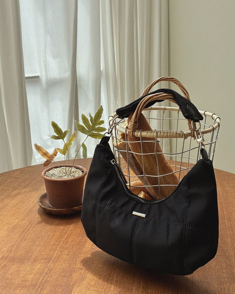 MAYBINS(メイビンス)の「Coated nylon hobo bag(Bags)」