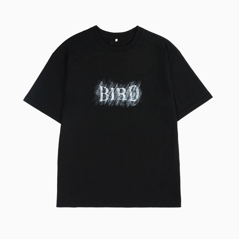 B BIRD（ビーバード）の「バードクロキスTシャツ (ブラック)（トップス）」