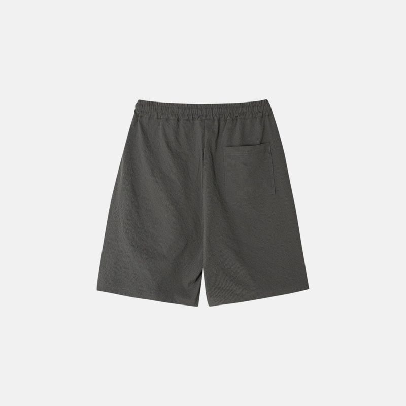 Cooling seersucker bermuda pants