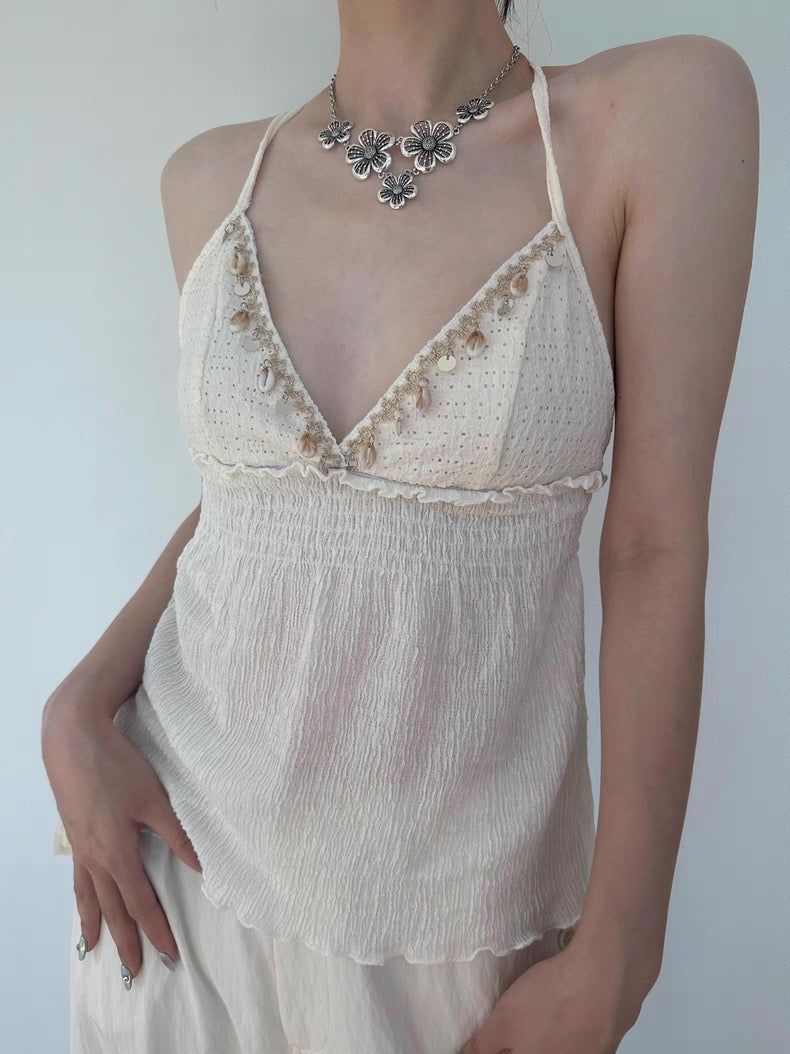 Five flowers necklace