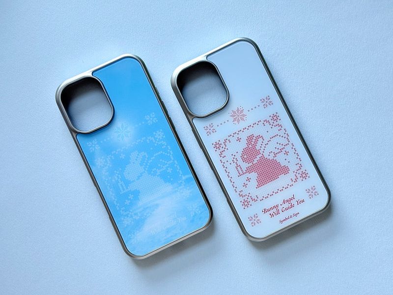 [+MagSafe] Bunny Angel - Red | Bumper Case