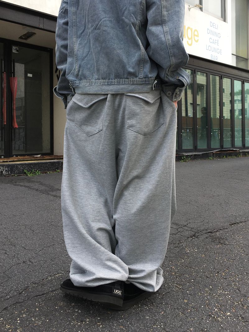 Nod Keyring Pintuck Wide Sweatpants 5C