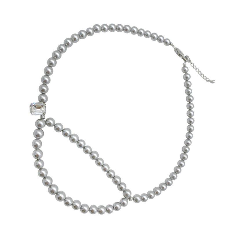 Two ways pearl necklace