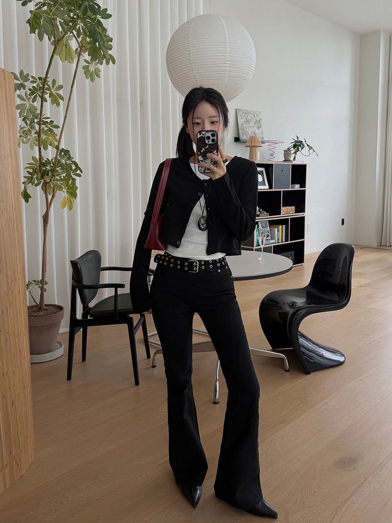 [MADE] PRINKLE LAYERED CROP CARDIGAN