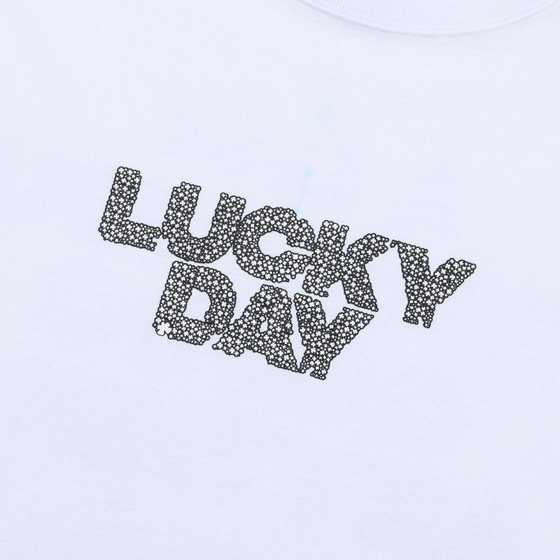 ラッキーデイクローバーT　ホワイト