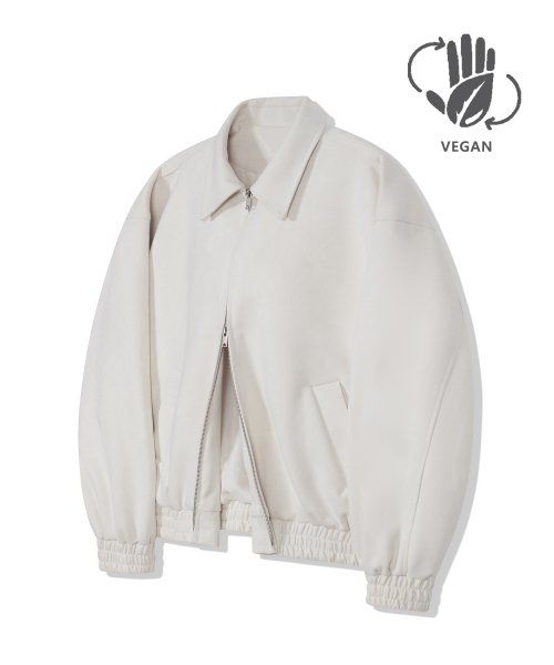 standard error（スタンダードエラー）の「87-STAN009 [Vegan Suede] Standard Blouson Suede Jacket IVORY（）」