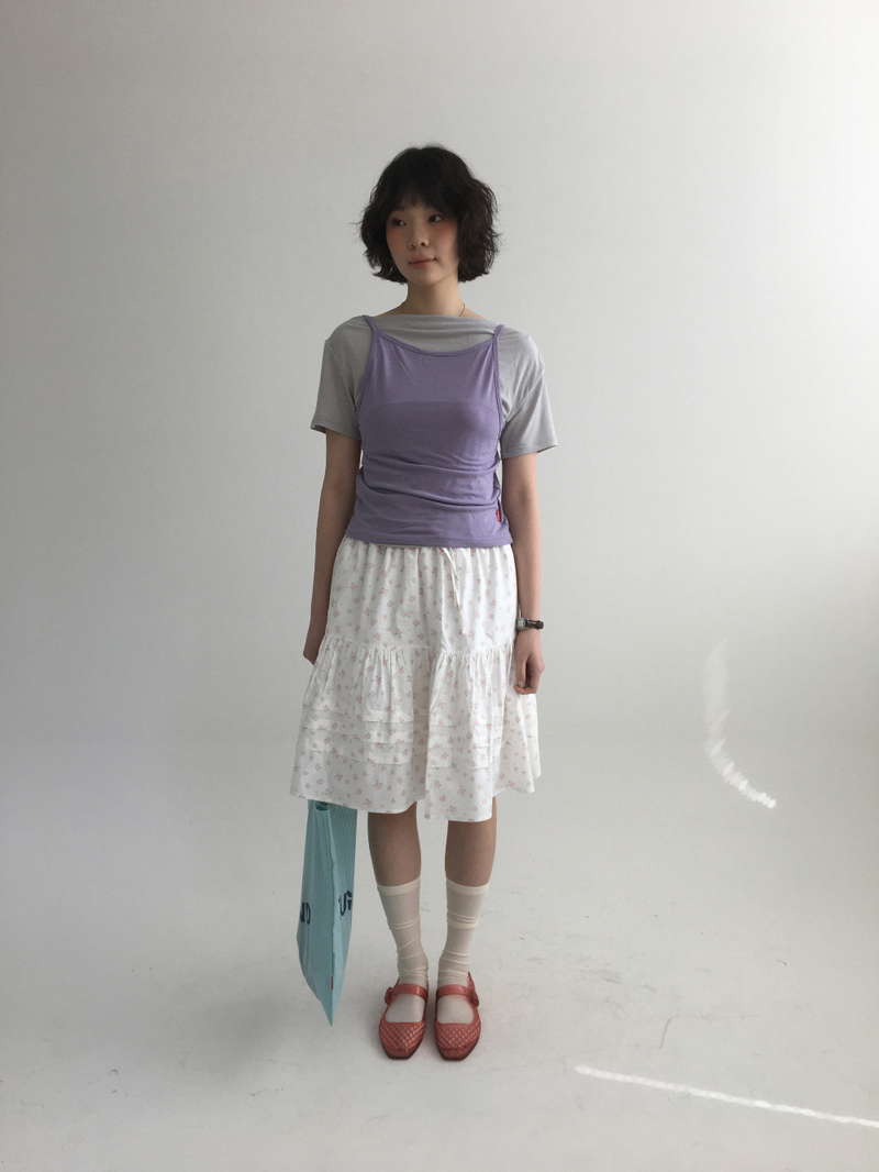 YWD SHIRRING T-SHIRTS (3color)