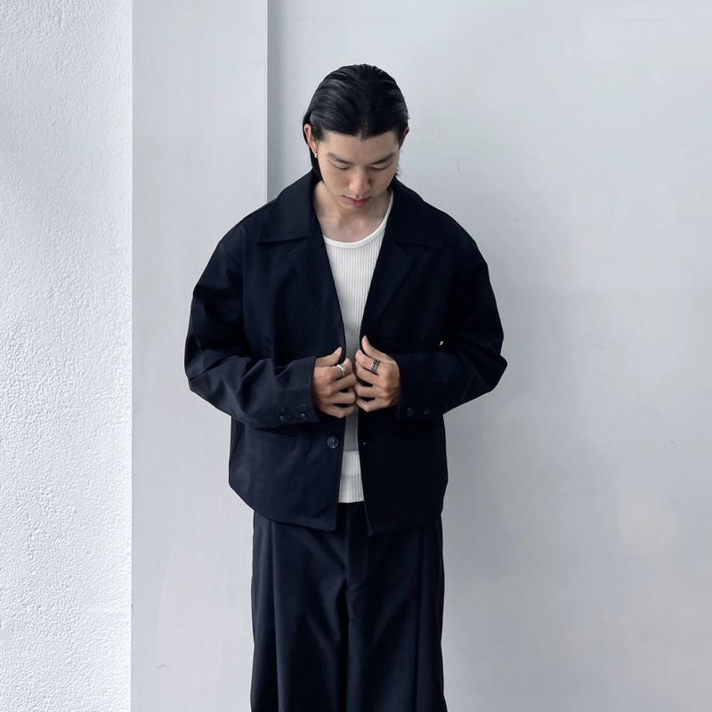 Cropped Tailored Jacket