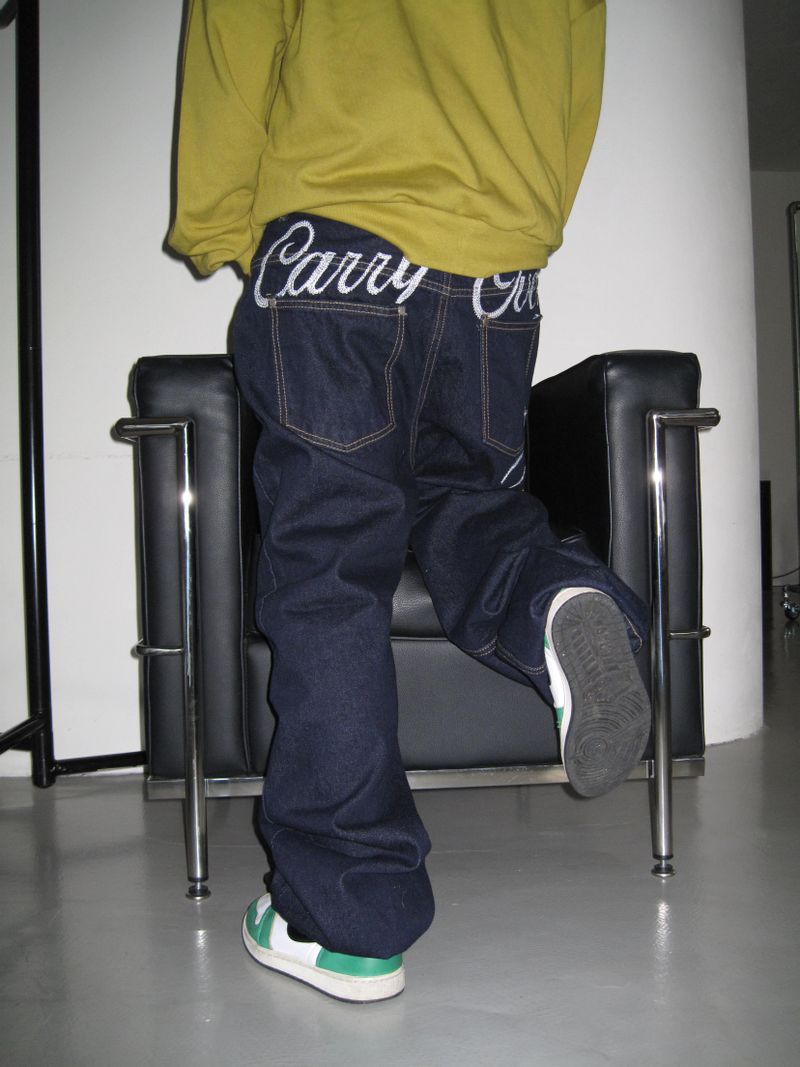 Denim Handle Pants (3c)