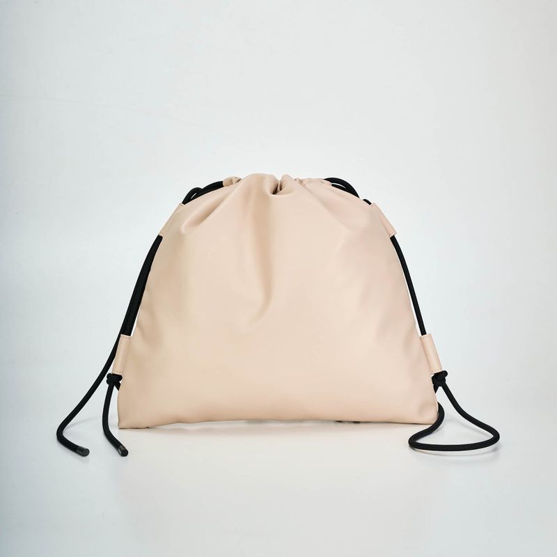 Recycled ECO Leather Drawstring Bag