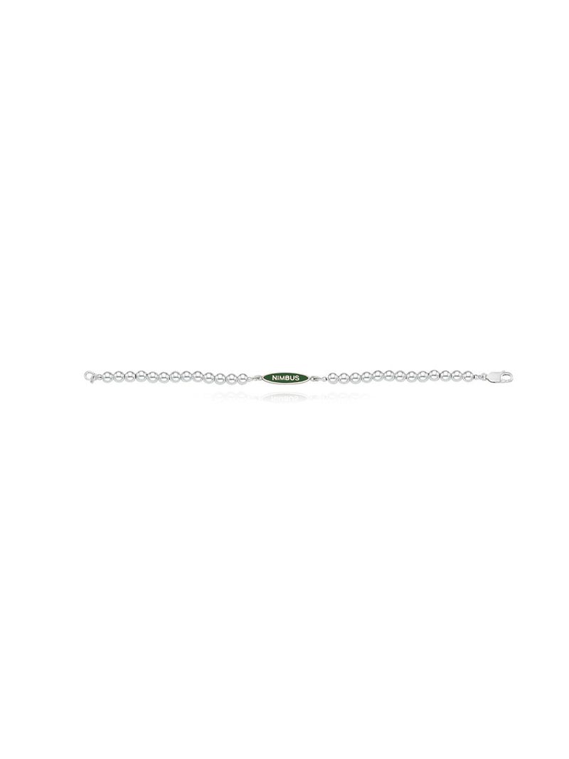 GREEN TAG BALL BRACELET